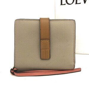 LOEWE Anagram Leather Bifold Wallet Bicolor/8BJ0274